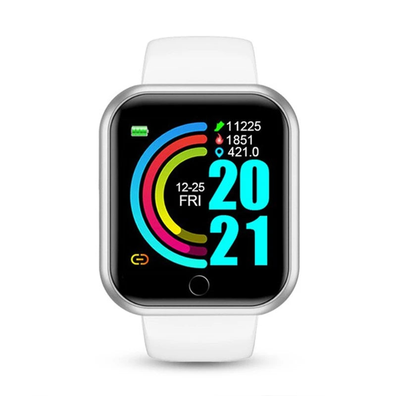 Montre intelligente pour femmes Hommes Montre-bracelet Bluetooth Connecté Téléphone Lecteur Musique Fitness Sport Bracelet Moniteur de sommeil Montres numériques
